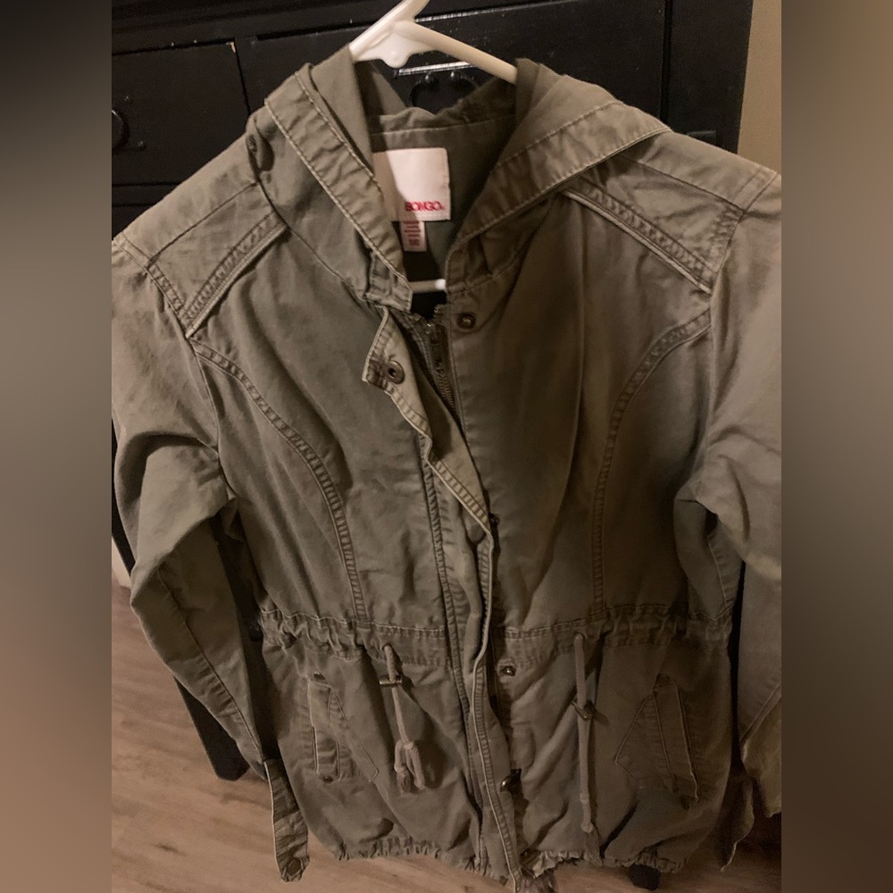 Army green winter jacket